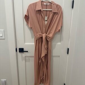 Size L blush dress NWT